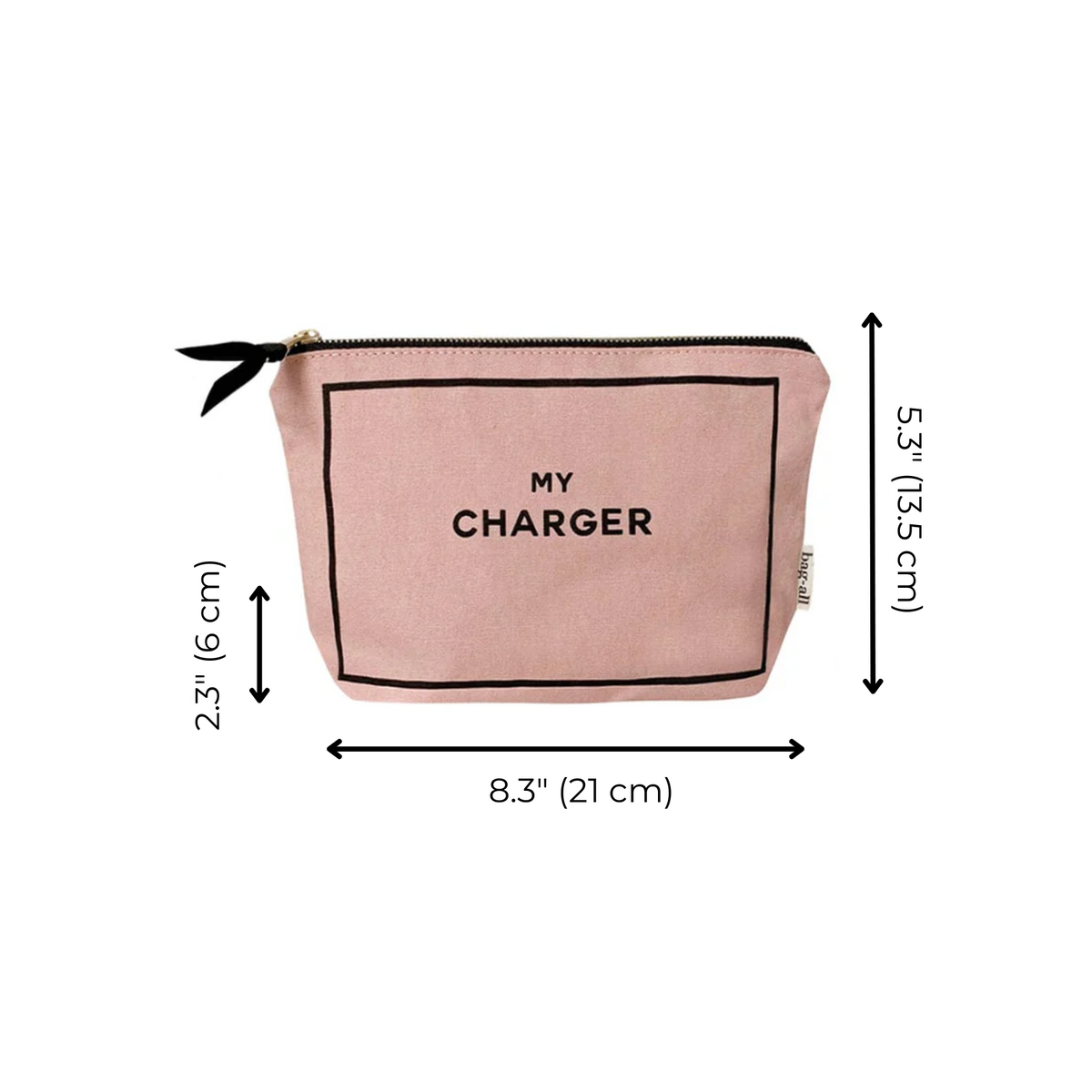 Charger Pouch – Pink/Blush