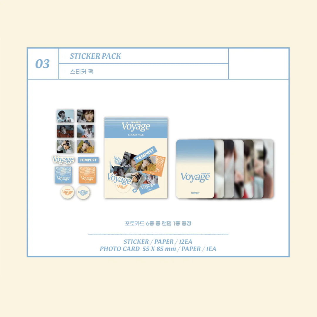 Tempest Official MD - Voyage 5th Mini Album