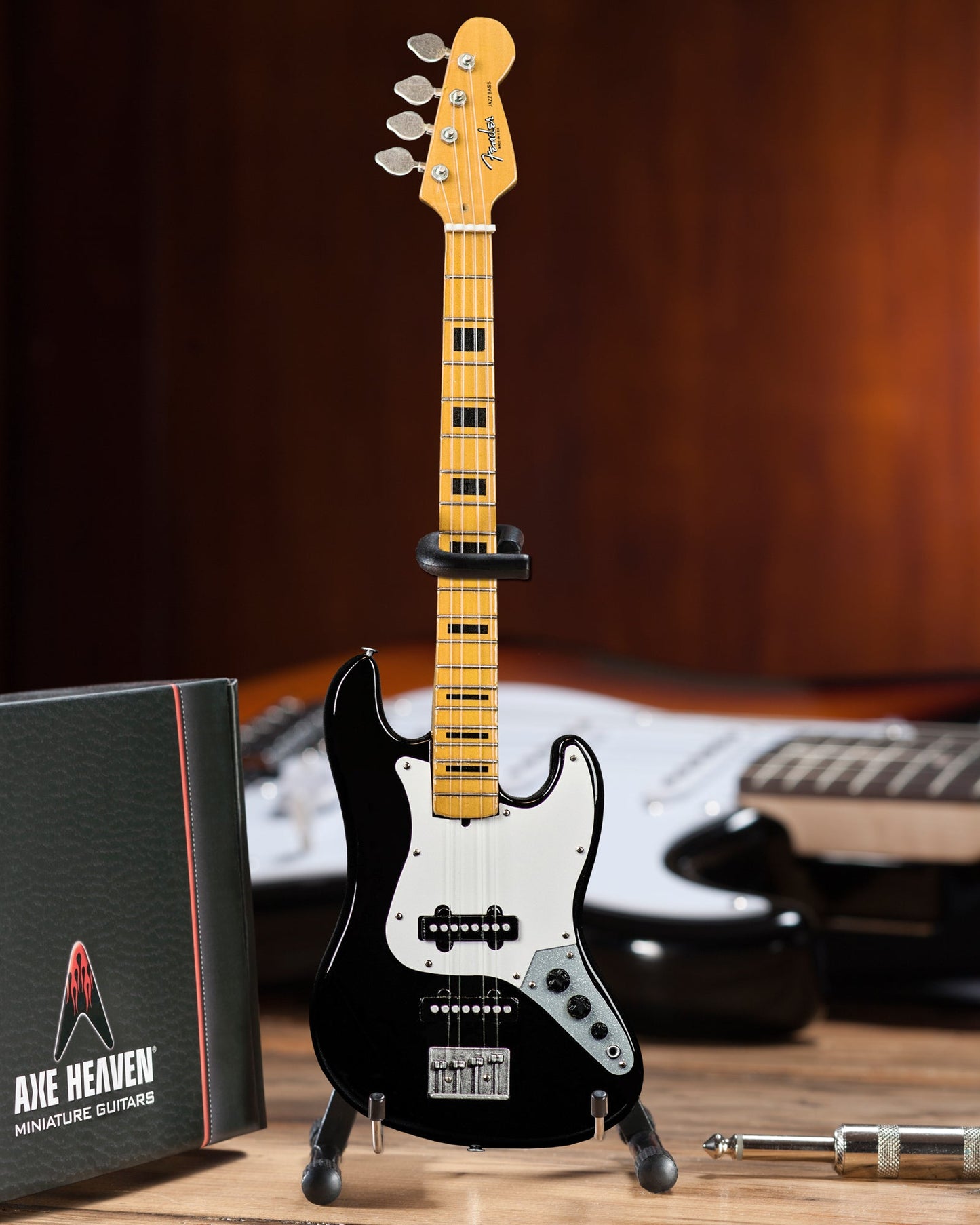 Set of 2 - Gibson EDS-1275 Doubleneck & Jazz Bass™ Miniature Guitars