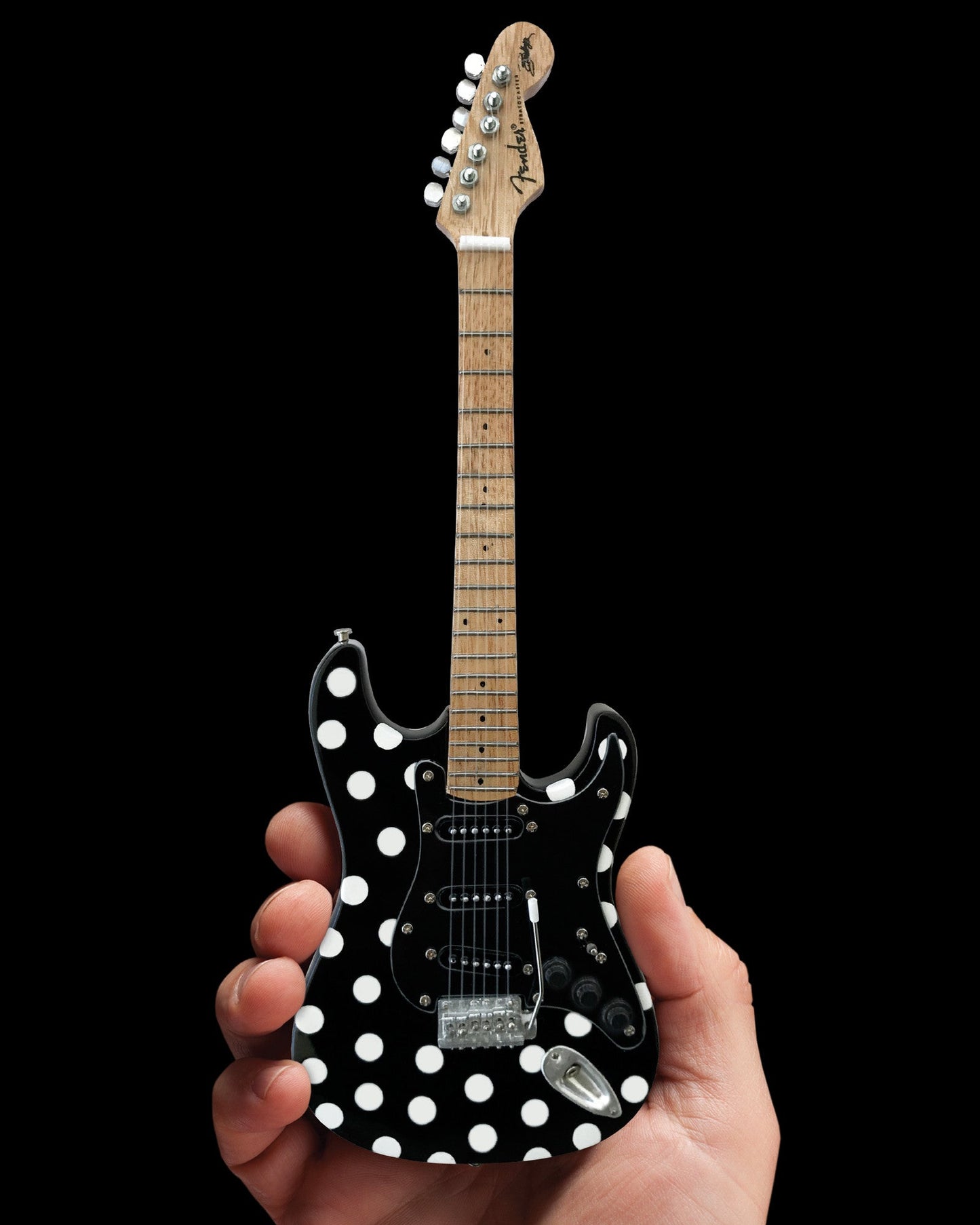 Officially Licensed Buddy Guy Miniature Fender™ Strat™ with Polka-Dot Finish Guitar Replica - Osadia Concept Store