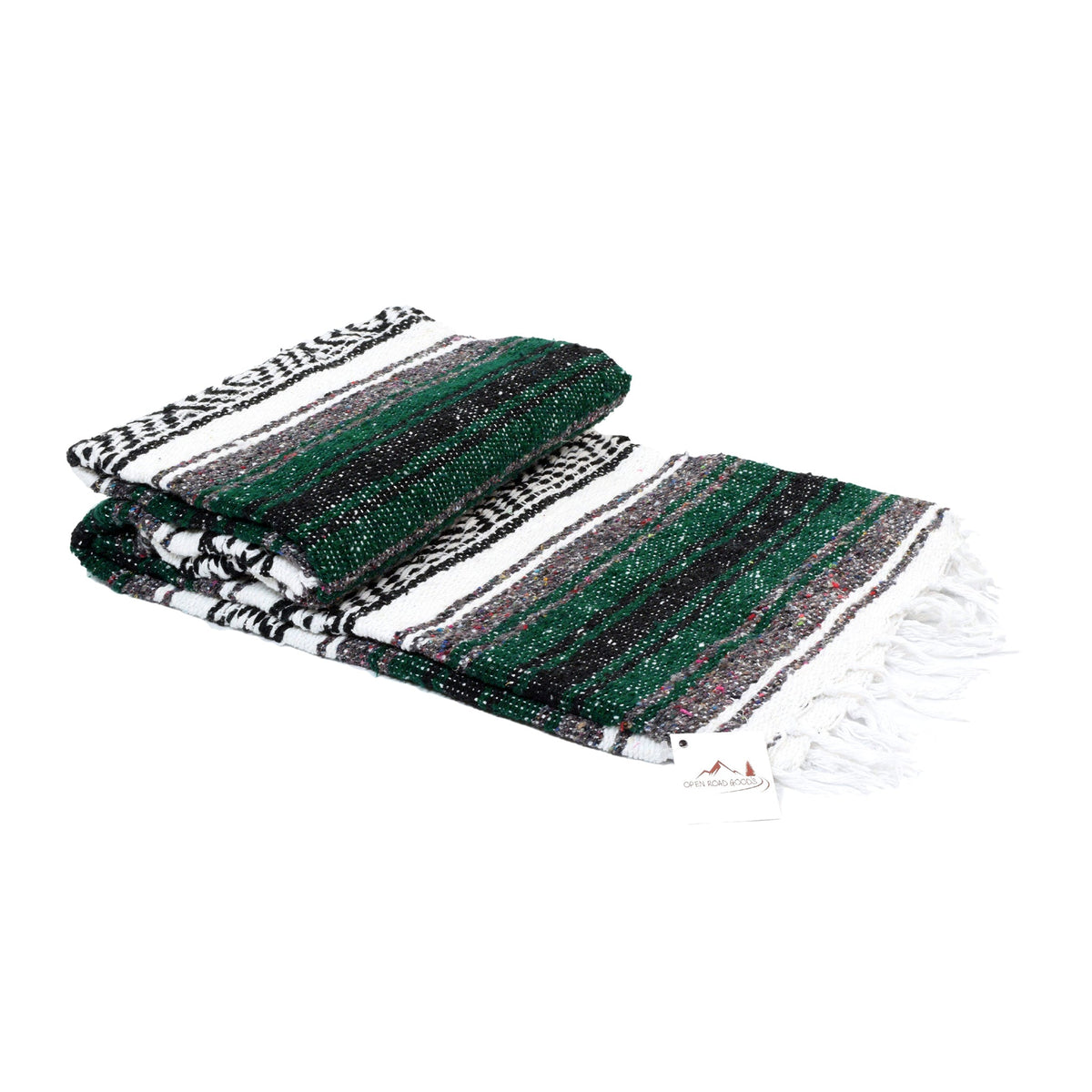 Green Mexican Falsa Yoga Blanket