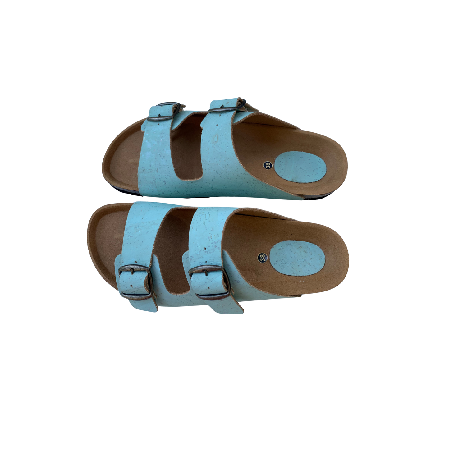 Women's Cork Sandal (Turquoise)