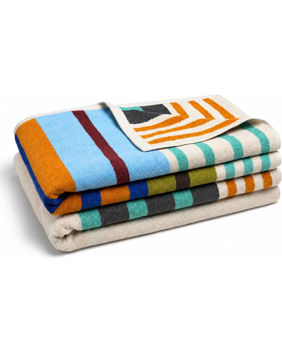 Everlayer Plush  Cotton Reversible Towel - Janus Composition