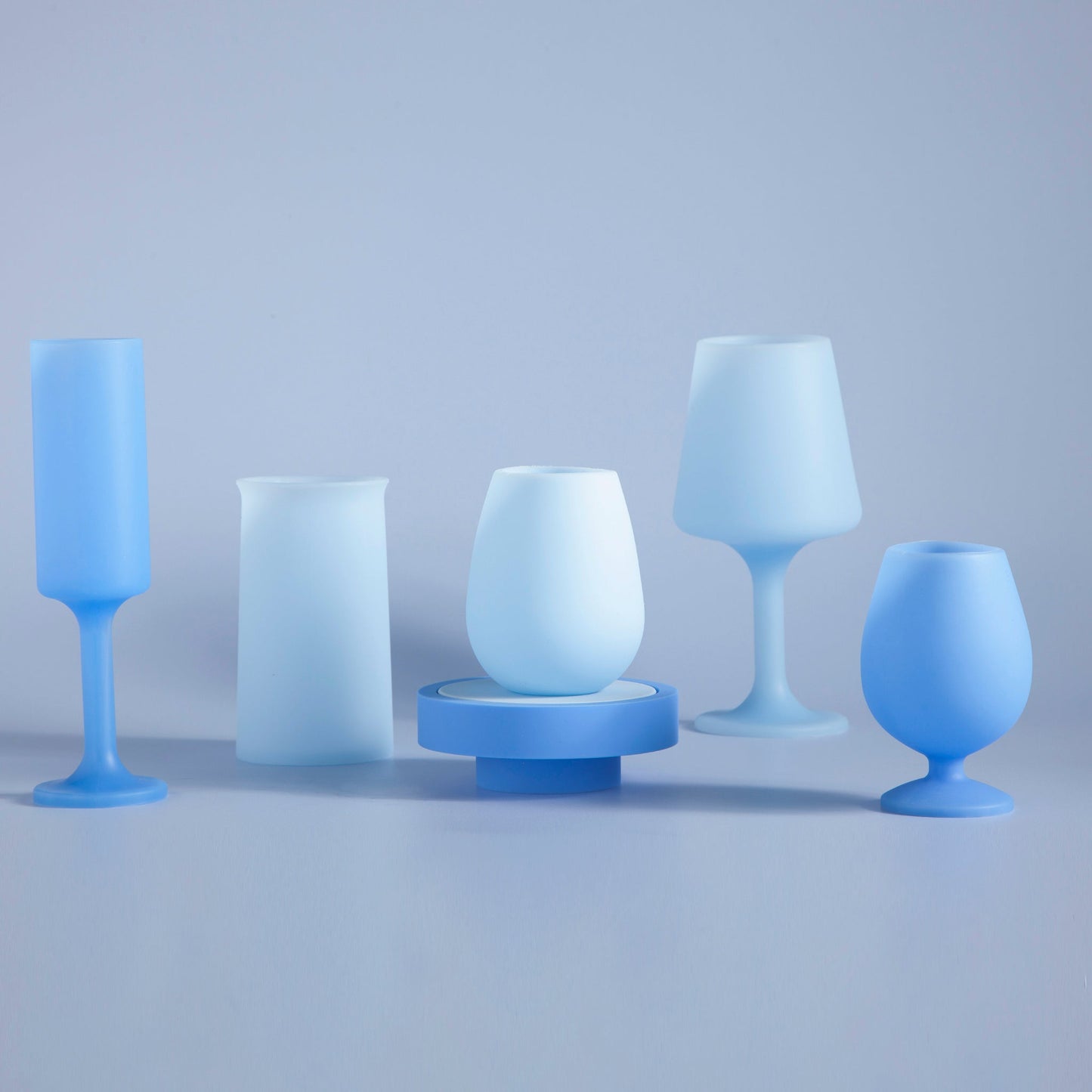 sky + kingfisher | stemm | silicone unbreakable wine glasses