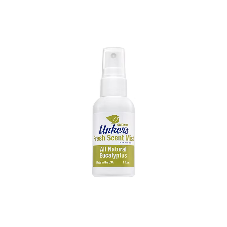 Unker's Original Fresh Scent Mist Natural Eucalyptus Therapeutic Spray 2 oz