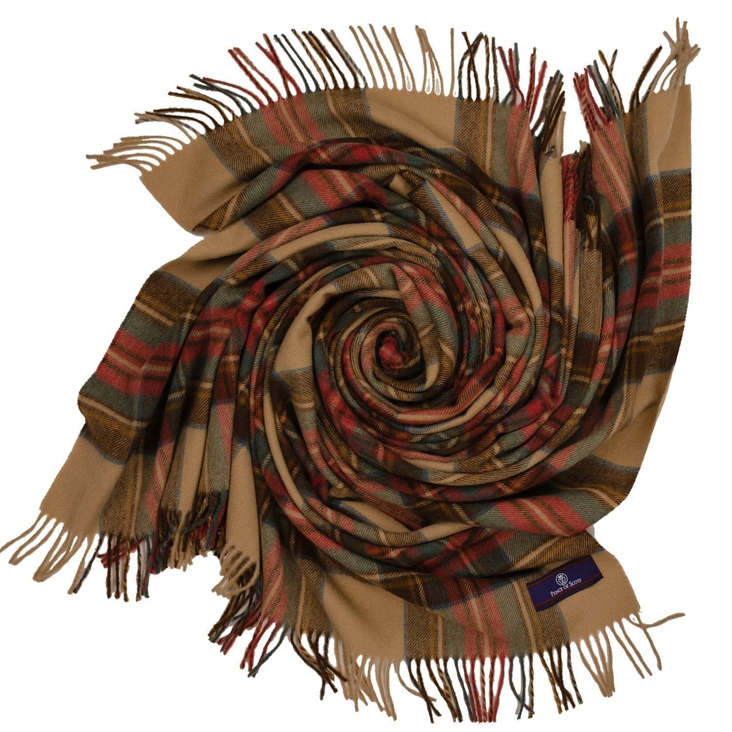 Prince of Scots Merino Wool Throw ~ Antique Dress Stewart ~
