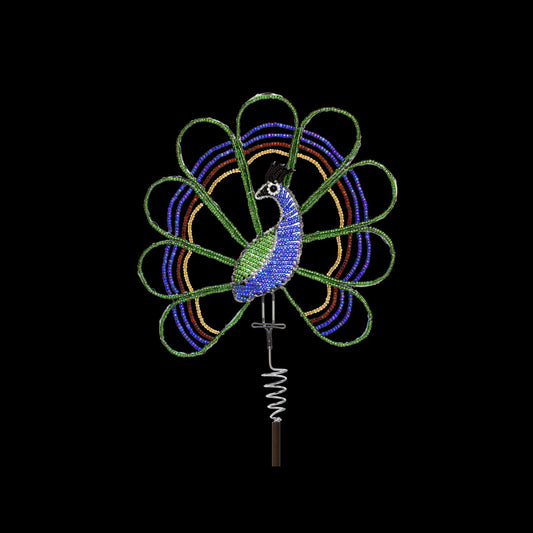 Peacock Garden Stake (Set of 3)