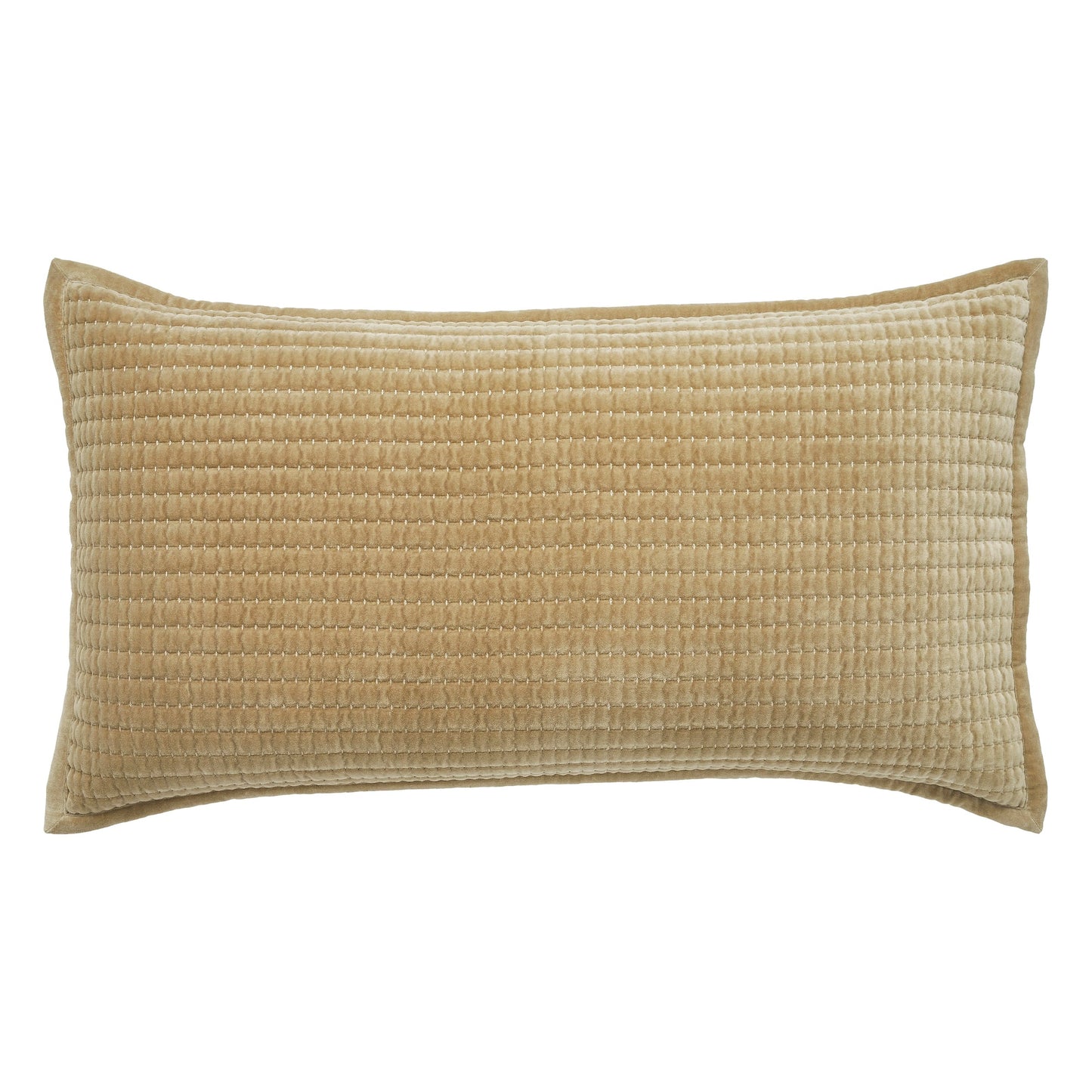 Milton Channel Stitched Velvet Coverlet Sham