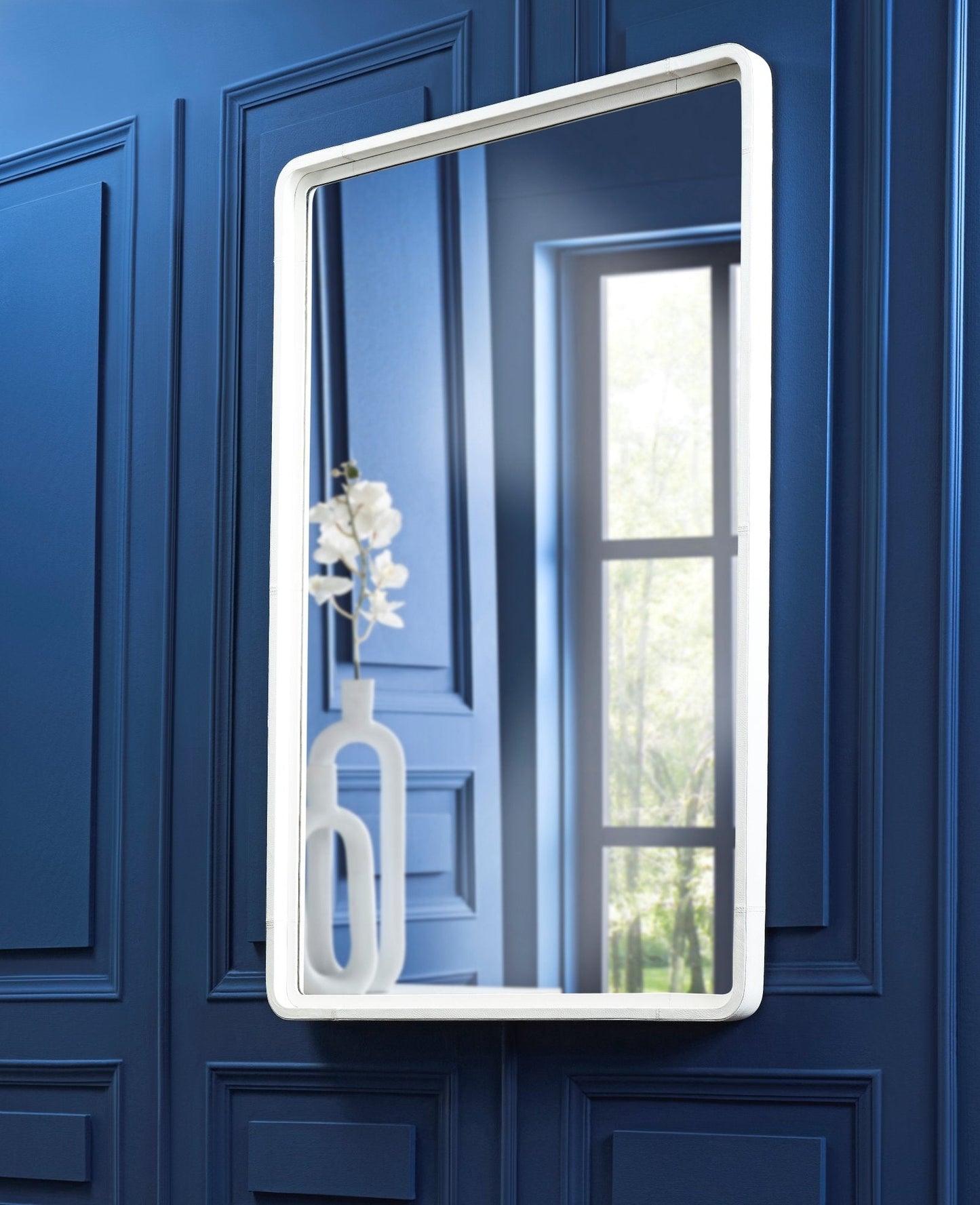 Berkeley Leather Framed Wall Mirror