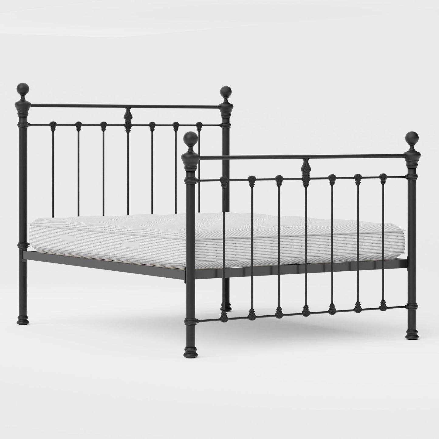 Castile Metal Bed Solo Satin Black