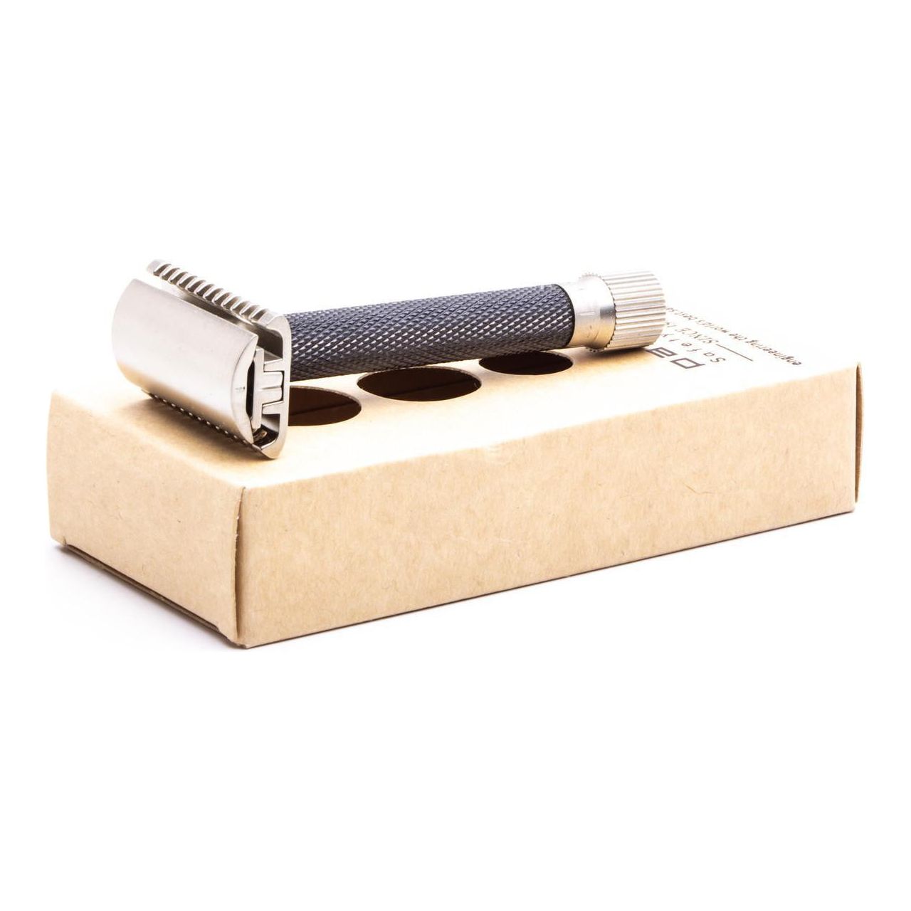 Parker Variant Adjustable Open Comb Safety Razor - Graphite [VAR GR OC]