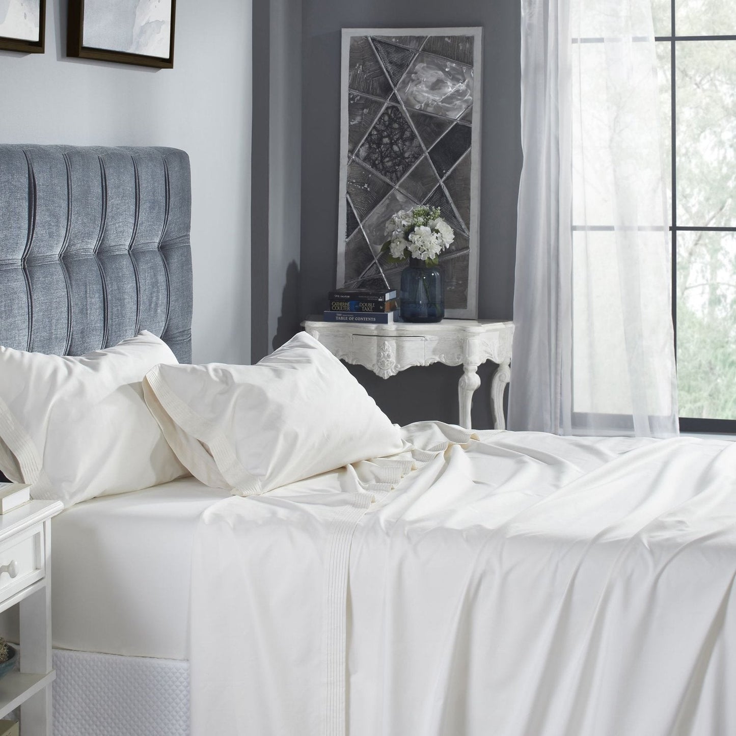 Venice Egyptian Cotton Percale Sheet Set