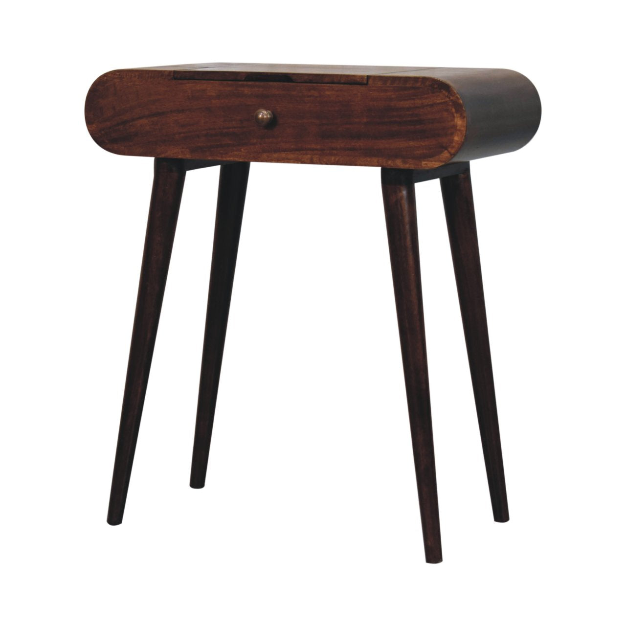 Solid Wood Mini California Walnut Dressing Table