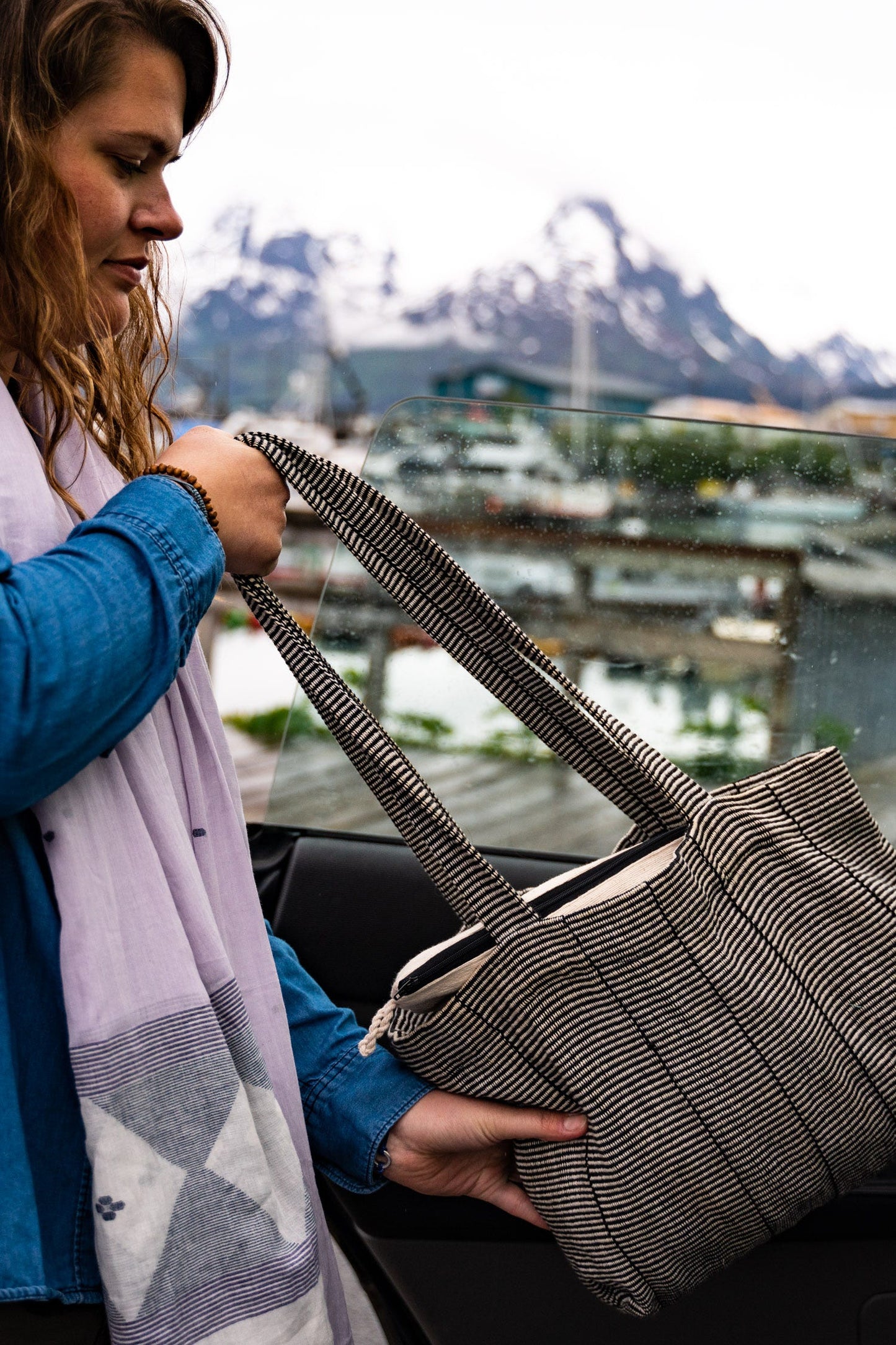 Cotton Weave Tote to Go