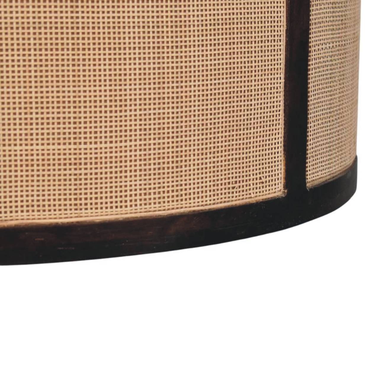 Solid Wood Monaco Round Rattan Centerpiece