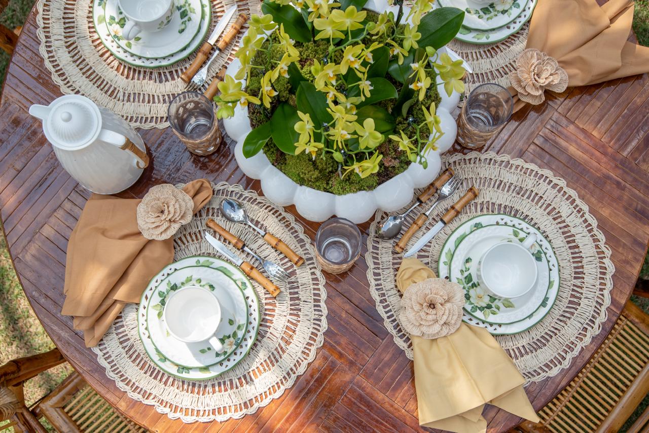 S/4 Buriti Flower Napkin Ring