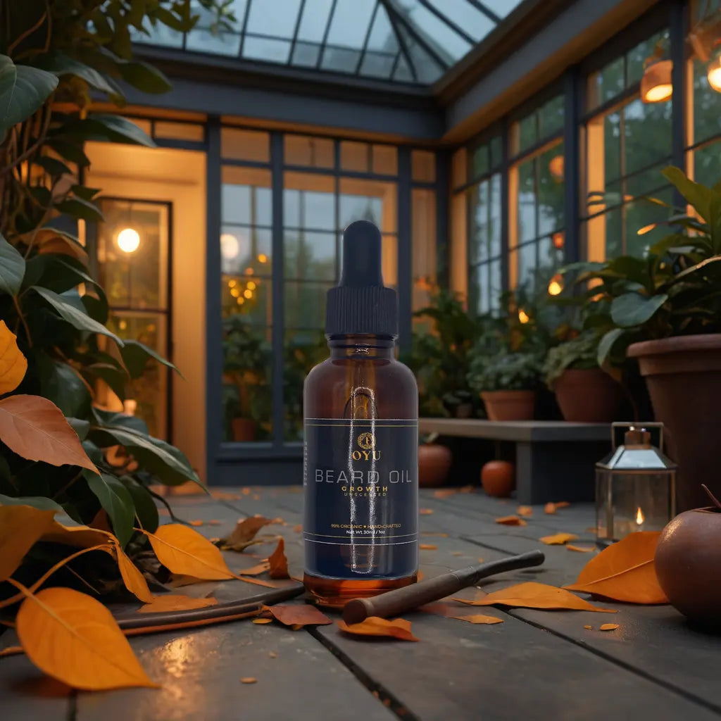 Organic Growth Beard Oil - Nourish and Strengthen Your Beard Naturally 30ml/1oz