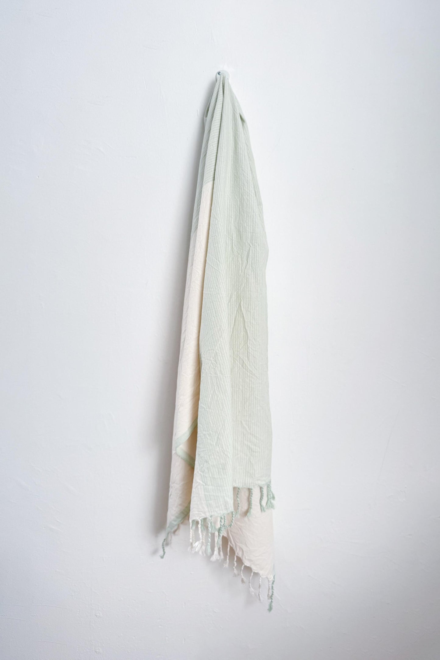 Sage Ivory Tonal Towel