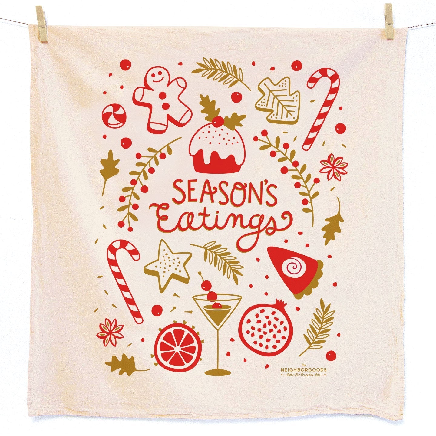 Happy Holidays - Dish Towel Set of 2