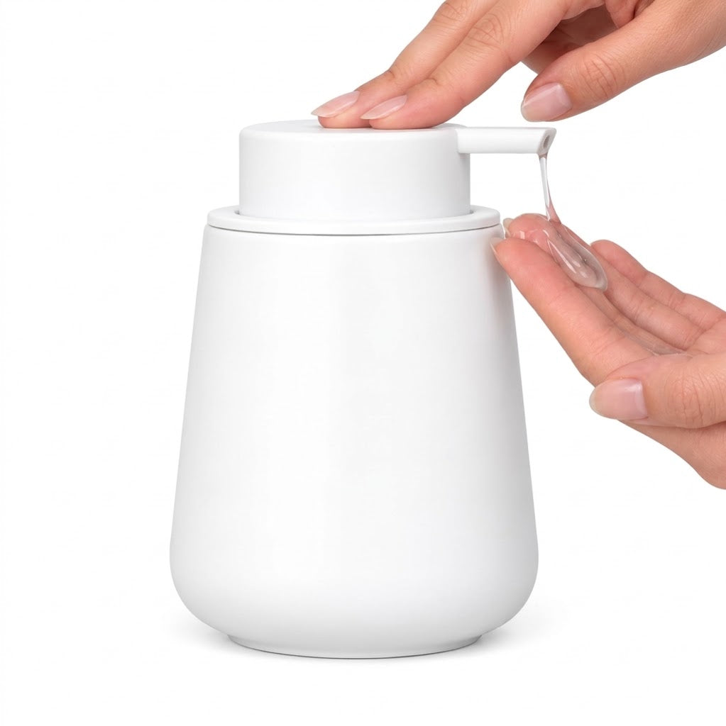 BosilunLife Rubber Paint Liquid Soap Dispenser Recycled RebornClay™ 12 oz