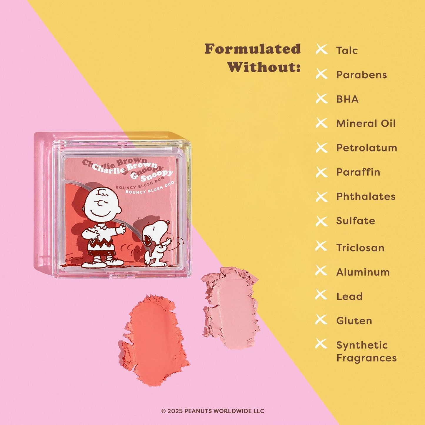 Peanuts 75th | Charlie Brown & Snoopy Bouncy Blush Duo - Osadia Concept Store