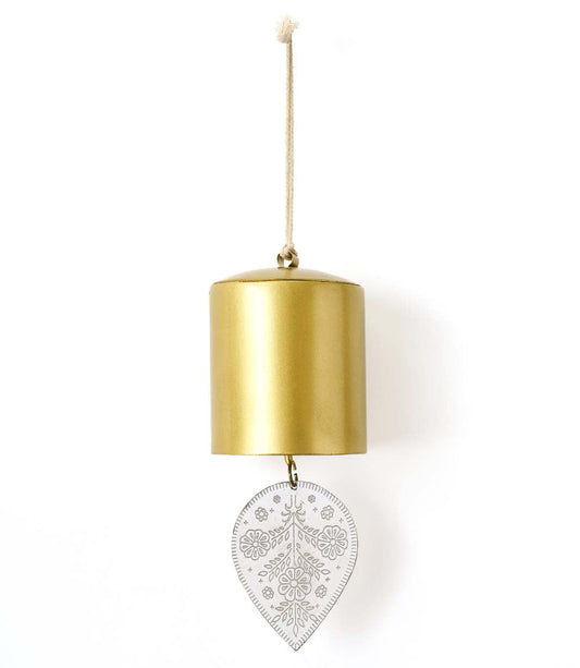 Haveli Bell, Etched Brass - Fair Trade Decor - Osadia Concept Store