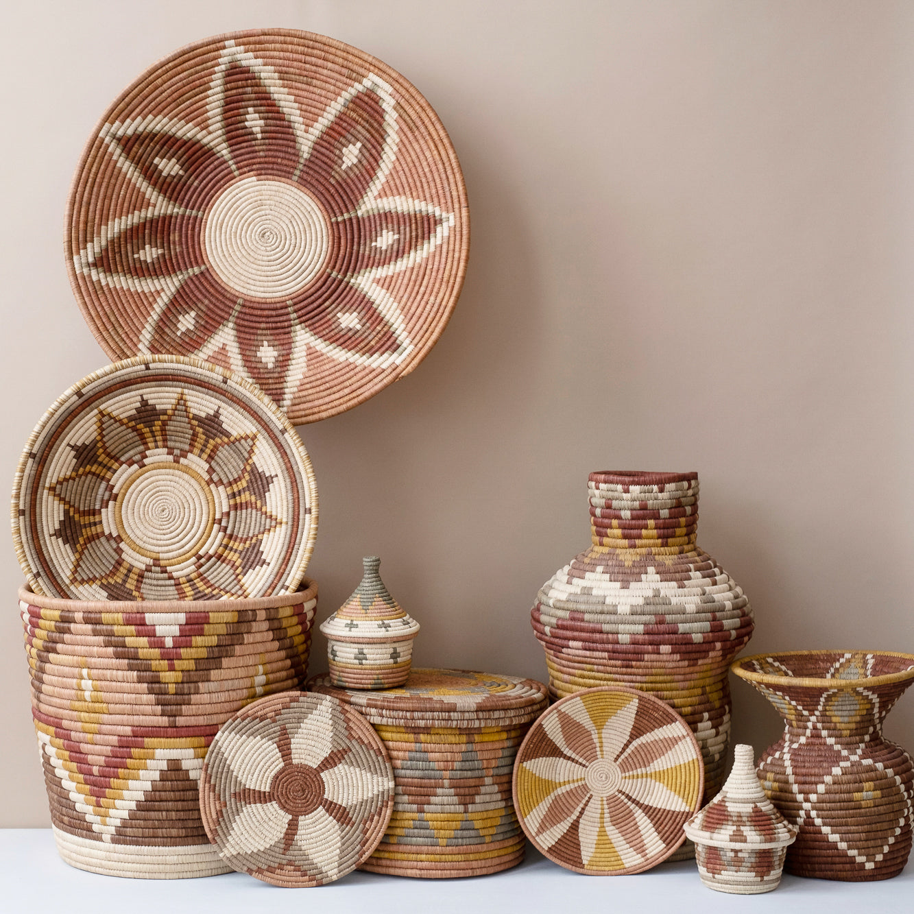 Kaleidescope Trumpet Vase ~ Elevate Collection