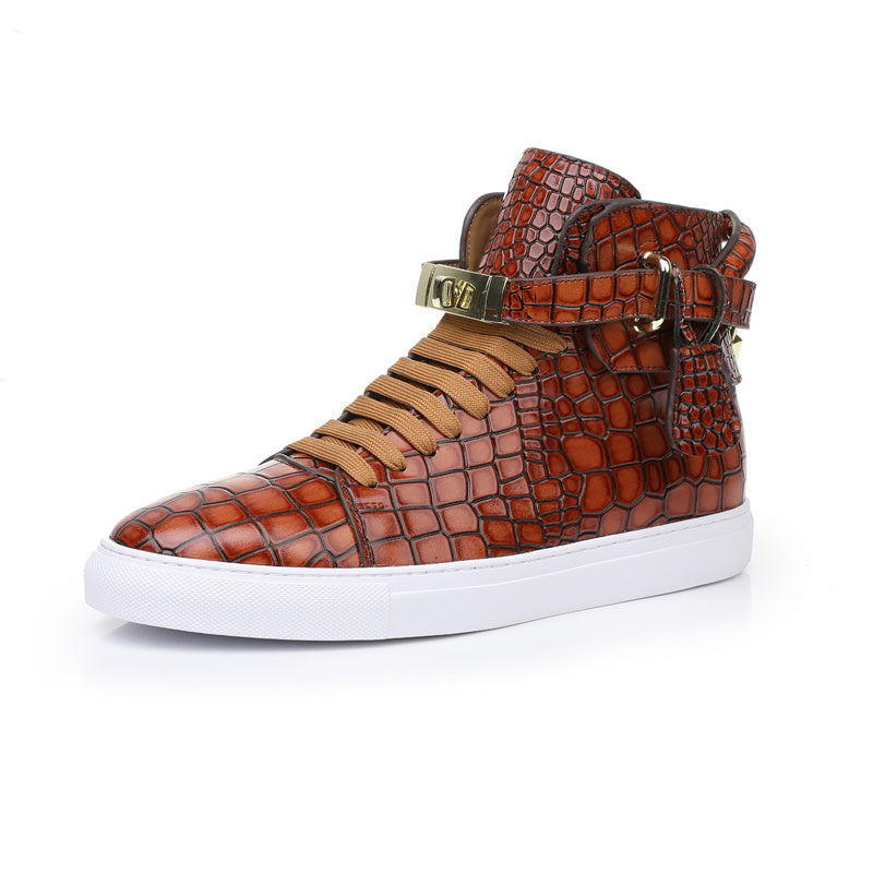 Sovereign High-Top Luxe Sneakers
