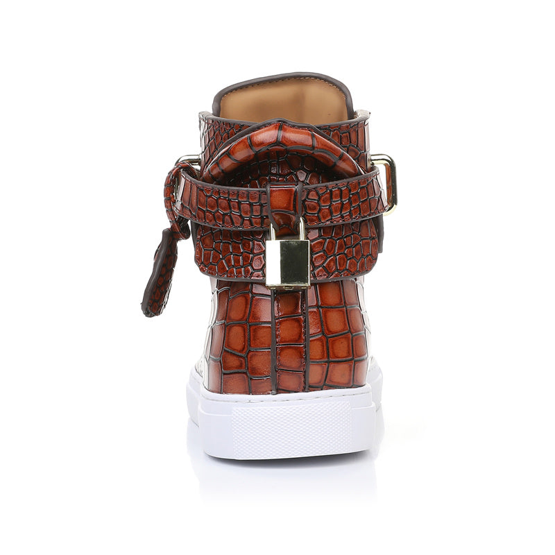 Sovereign High-Top Luxe Sneakers