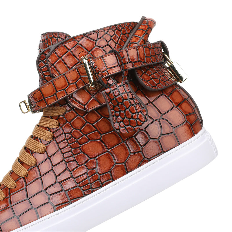 Sovereign High-Top Luxe Sneakers