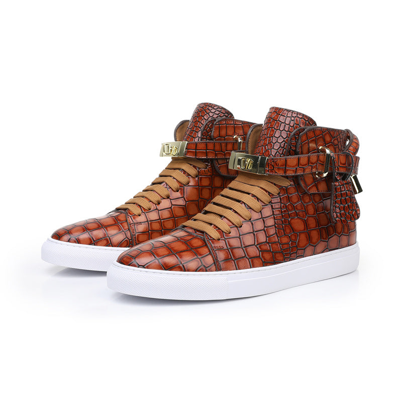Sovereign High-Top Luxe Sneakers