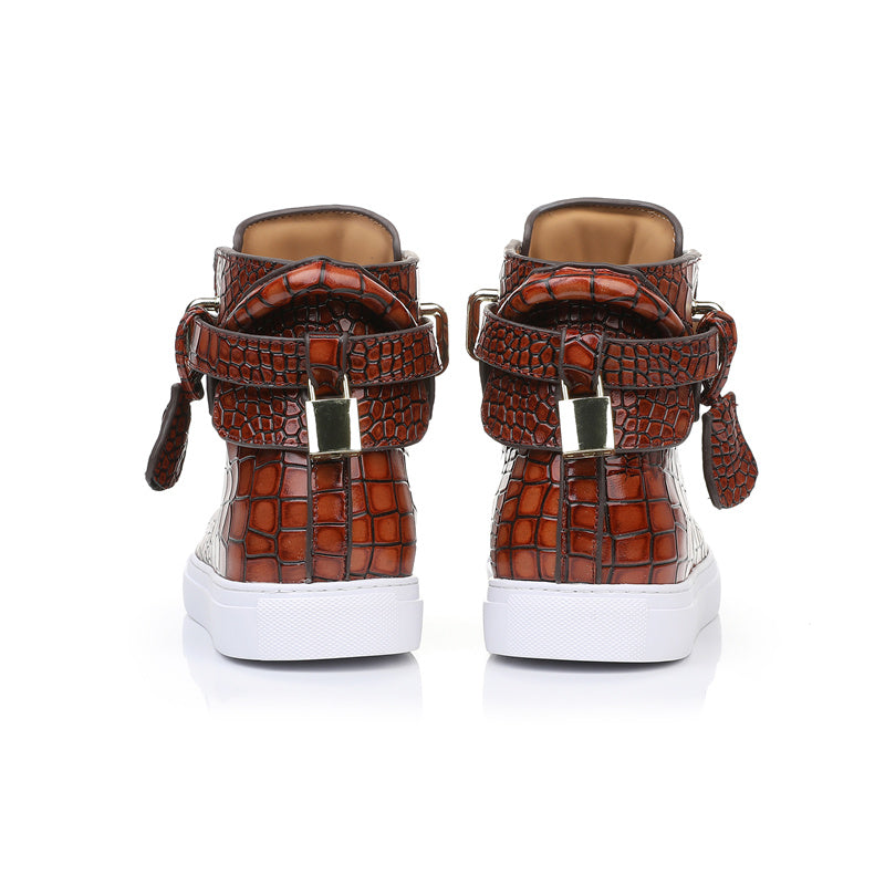 Sovereign High-Top Luxe Sneakers
