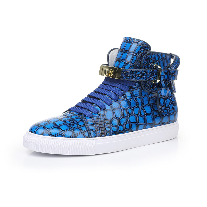 Sovereign High-Top Luxe Sneakers