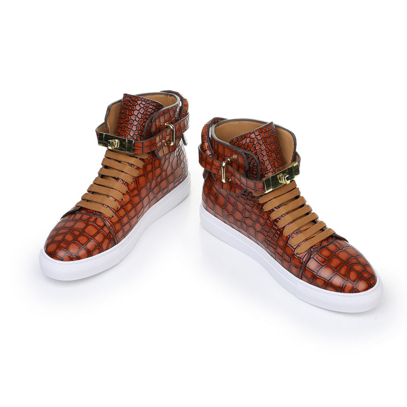 Sovereign High-Top Luxe Sneakers