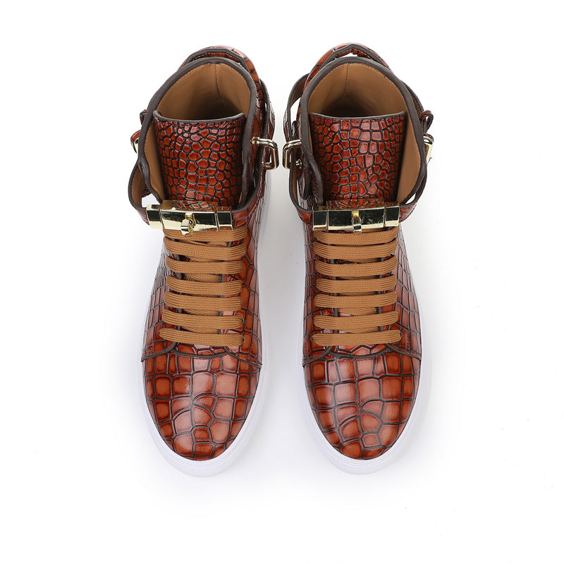 Sovereign High-Top Luxe Sneakers