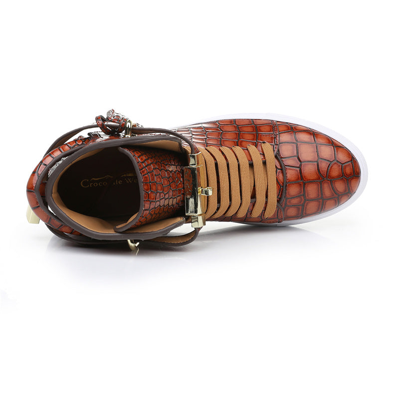 Sovereign High-Top Luxe Sneakers