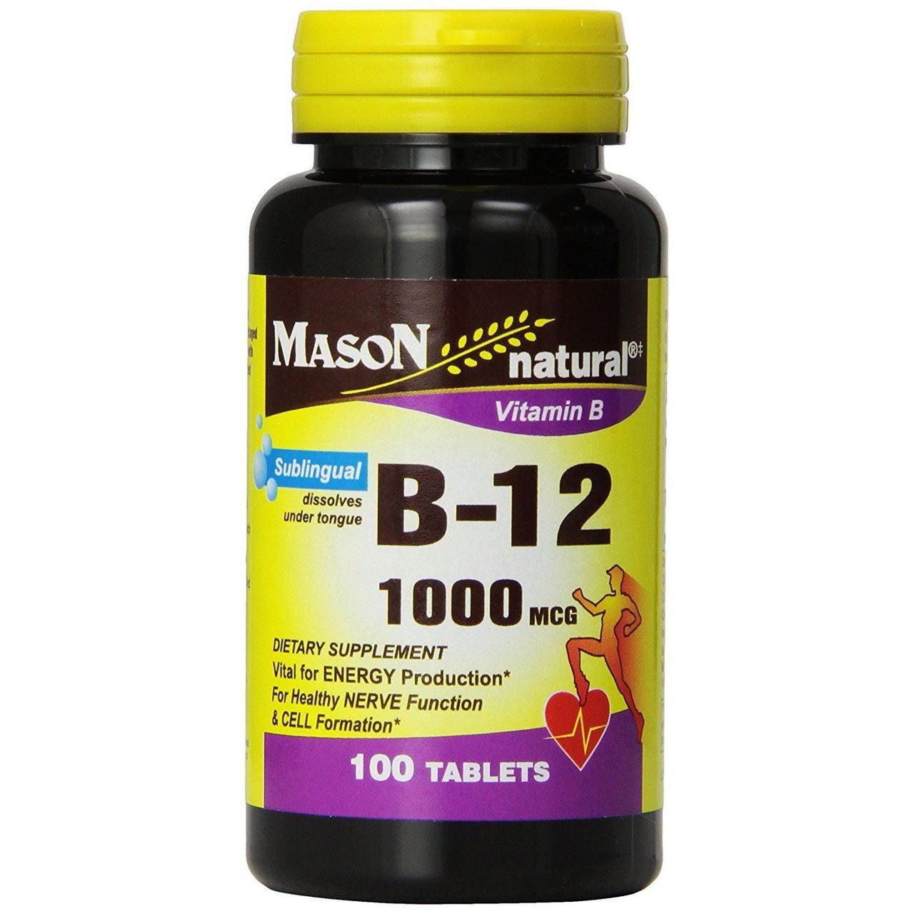Mason Natural Vitamin B-12 1000 Mcg Sublingual Tablets