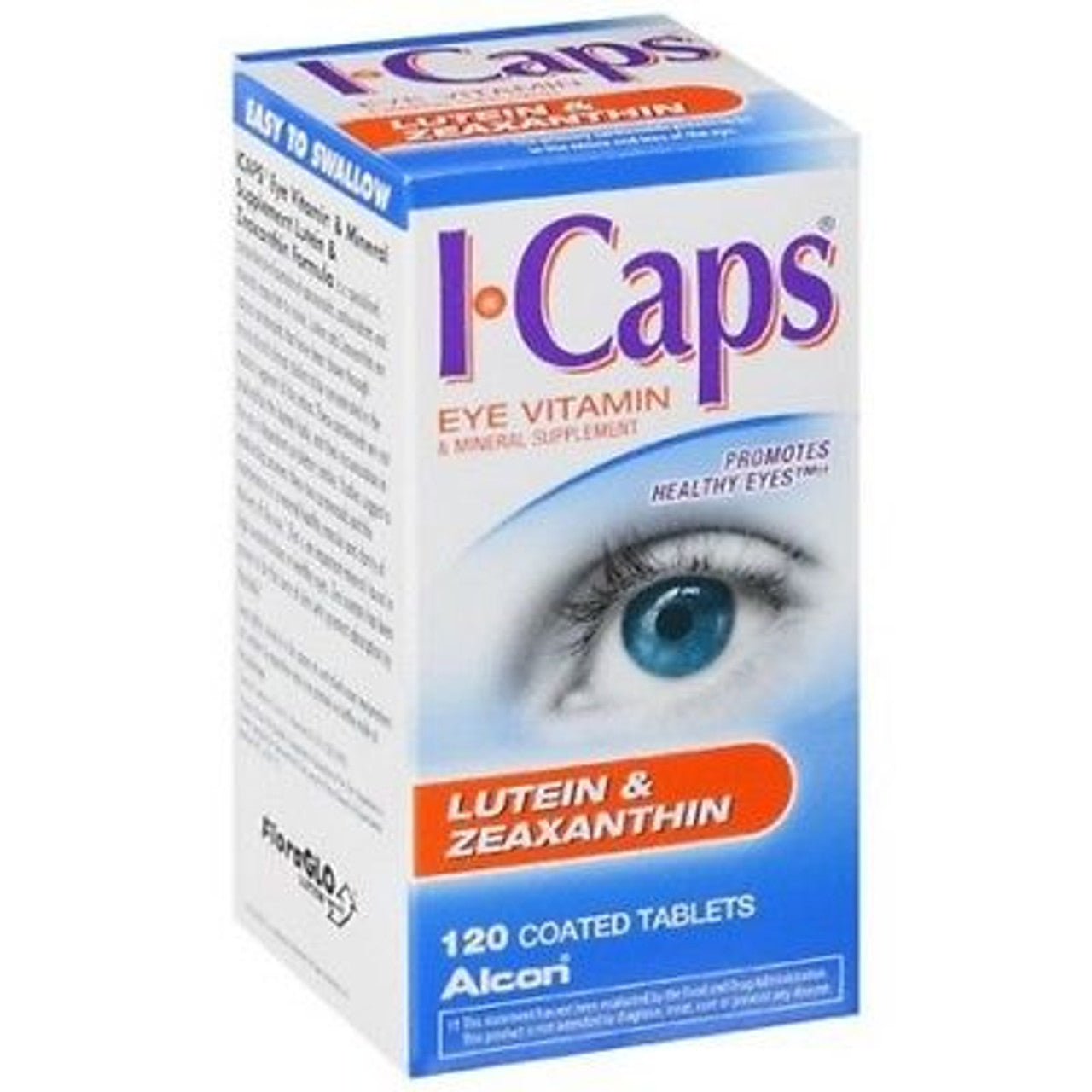 Icaps Eye Vitamin & Mineral Supplement, Lutein & Zeaxanthin, Coated Tablets