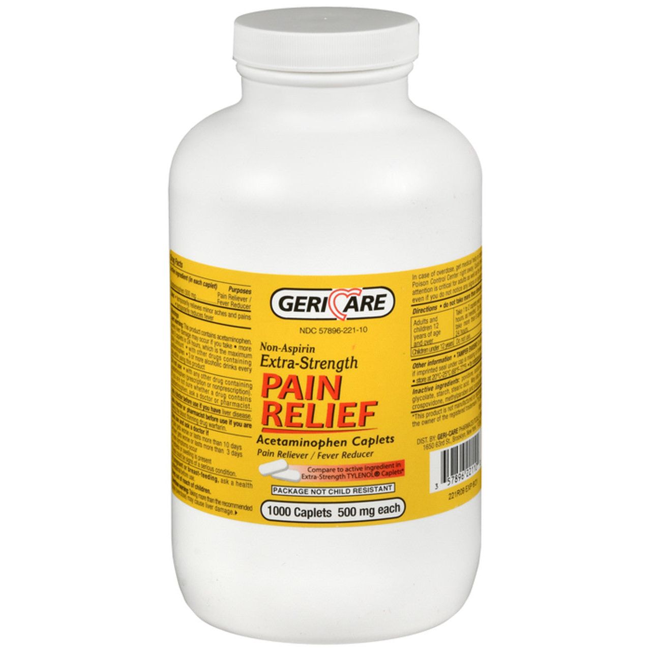 Geri Care Acetaminophen Pain Relief, 1 Bottle