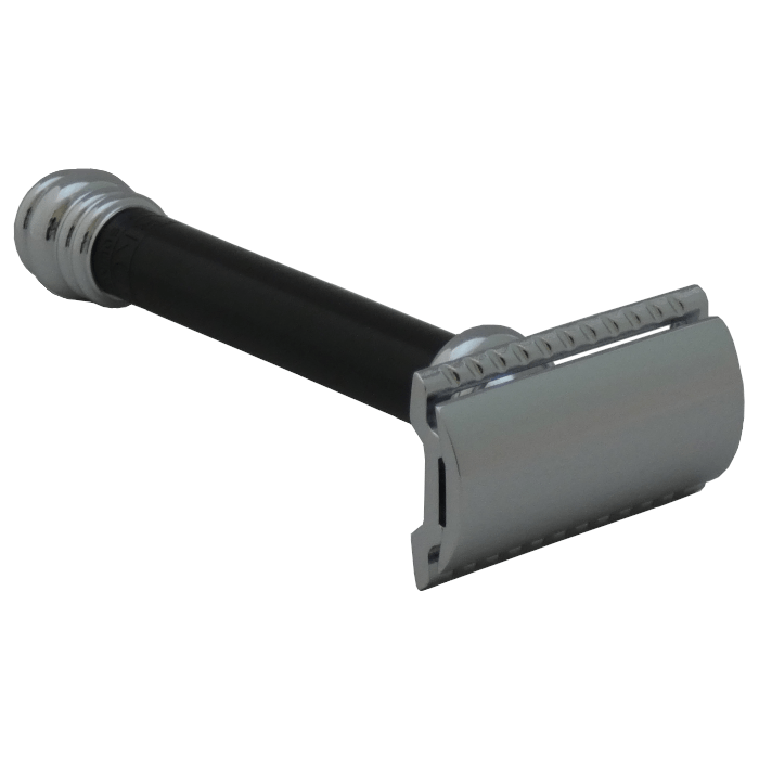 Merkur 38C Black Barber Pole Handle Double Edge Safety Razor [38 011]