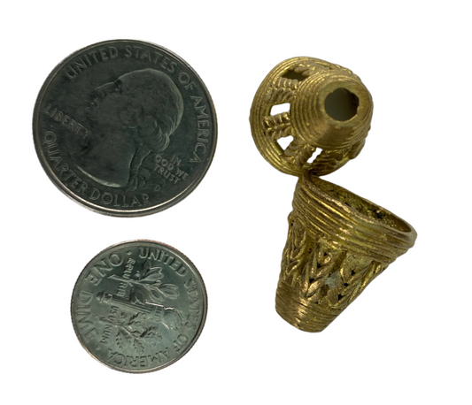 Brass Bead Pair