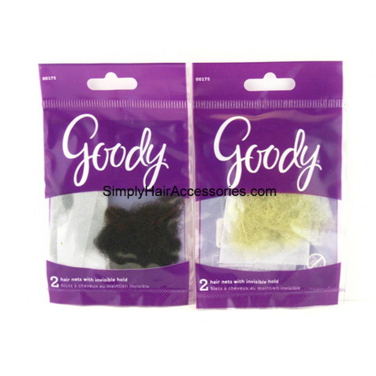 Goody Hair Nets - Dark Invisible - 2 Pcs