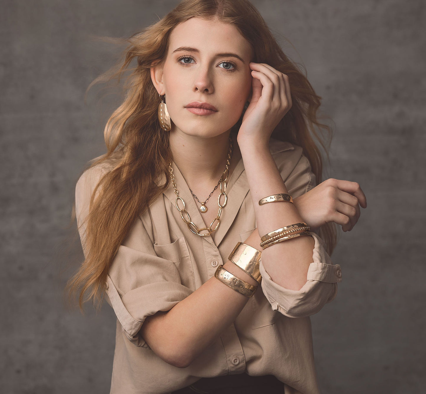 Aura Mixed Metal Necklace