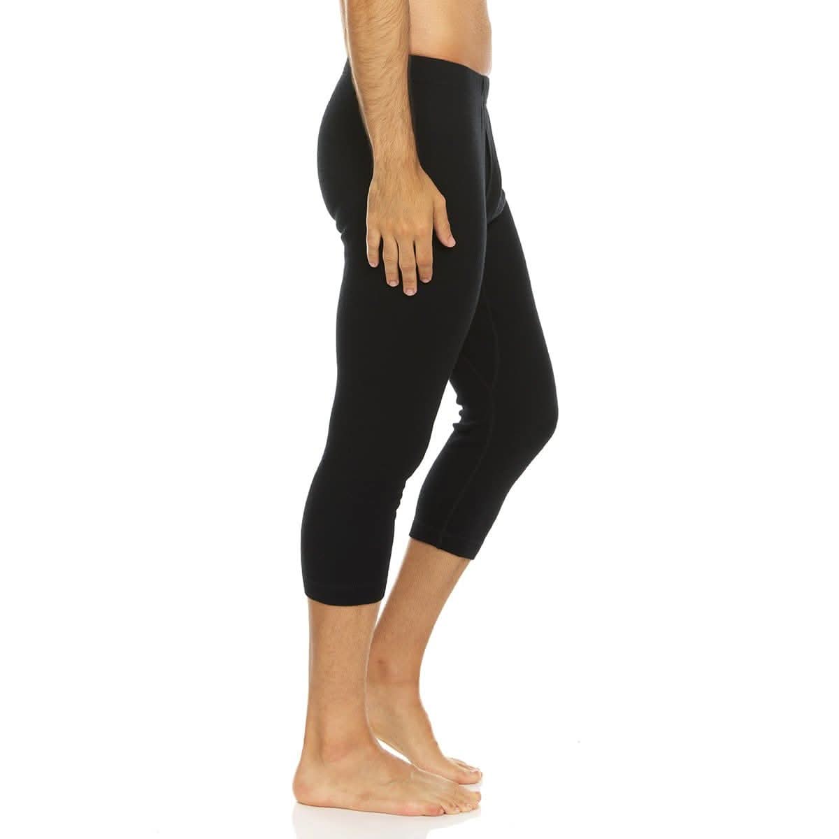 Midweight Men's Ski Bottom 3/4 Length Merino Wool - Woolverino - Osadia Concept Store