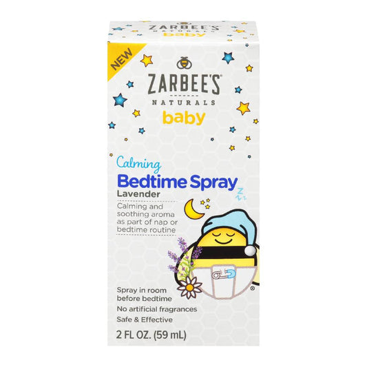 Zarbee's Naturals Baby Lavender Calming Bedtime Spray 2 Fl. Oz. Box
