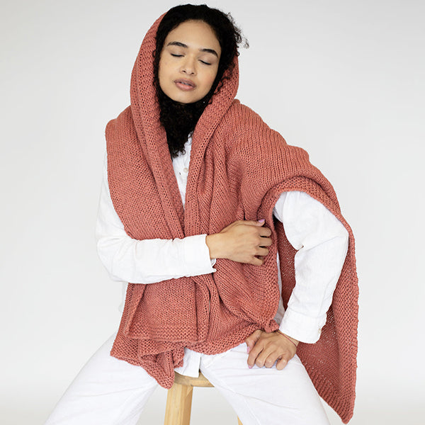 Zrestha Organic Cotton Knit Throw Blanket
