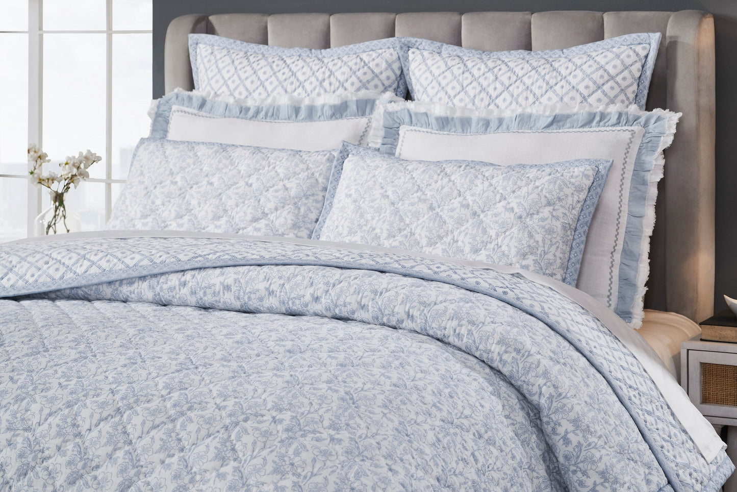 Bliss Printed Cotton Quilted Quilt