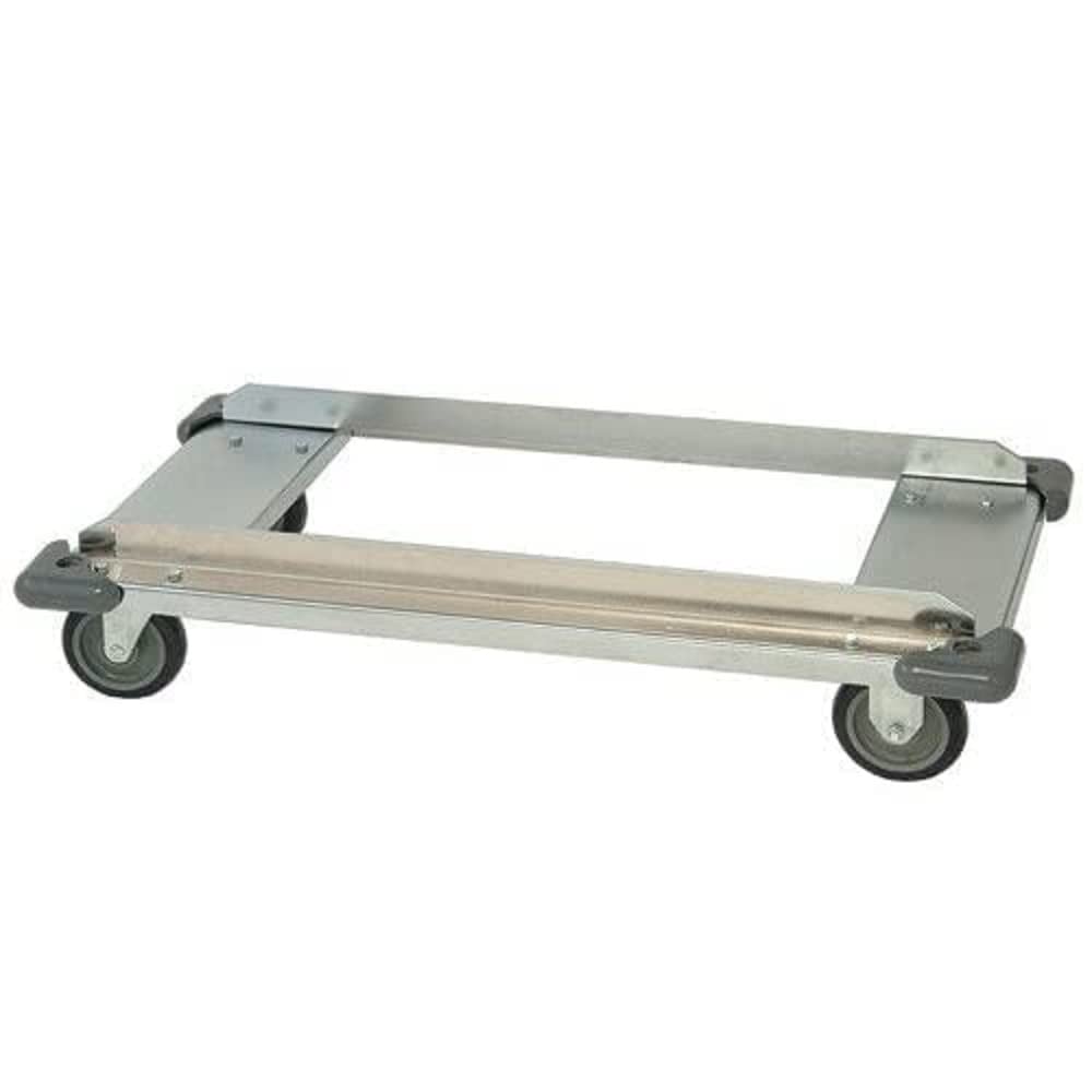 HEAVY-DUTY MODULAR DOLLY FRAME, 24" X 48", CHROME FINISH (DS SERIES)