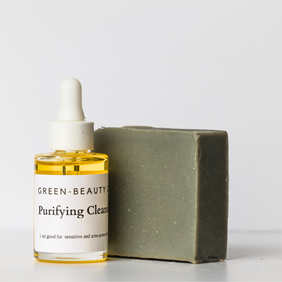 Double Cleansing Kit: Purifying Cleansing Oil + Activated Charcoal Soap