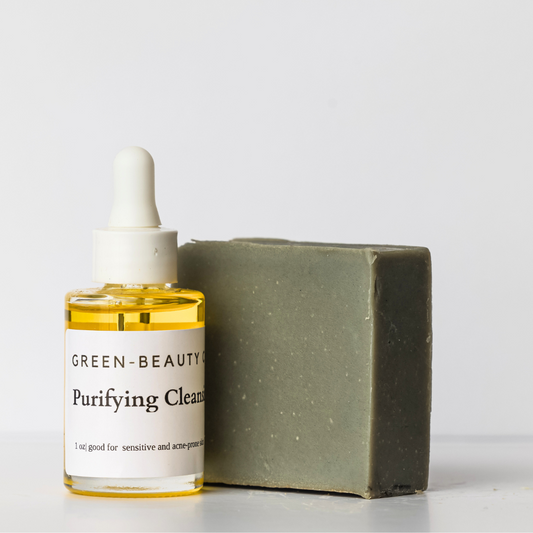 Double Cleansing Kit: Purifying Cleansing Oil + Activated Charcoal Soap